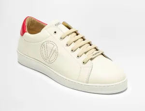 SS22 - Men's Sneakers - Dimitri - Cream Red