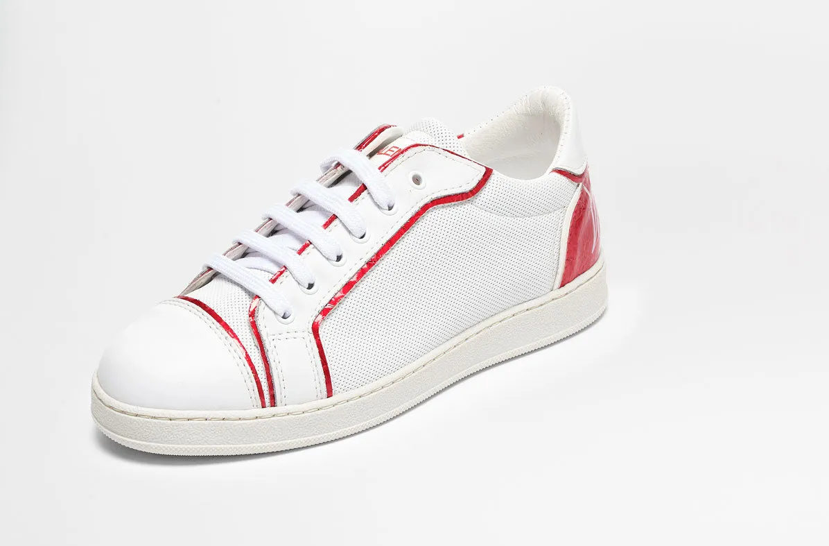 SS22 - Women's Sneakers - Ermione - White Red