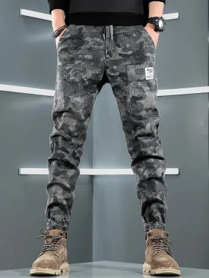 Tactical Camouflage Cargo Pants - Men's Sport Joggers for Casual Streetwear Hip Hop Regular Fit Cotton Stretch Trousers