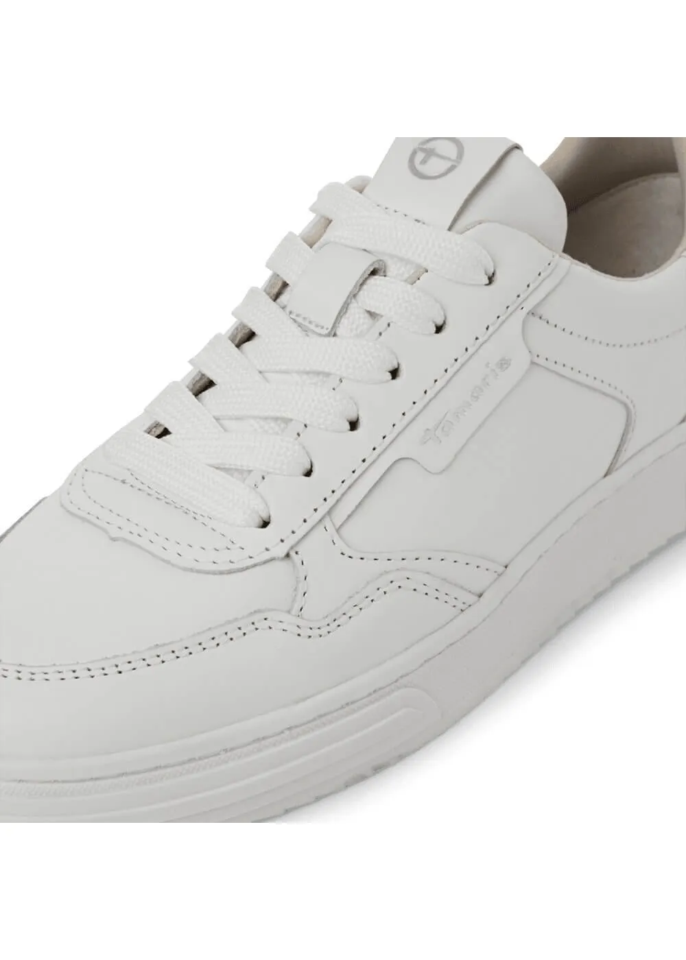 Tamaris Anna Leren 70's Sneakers White