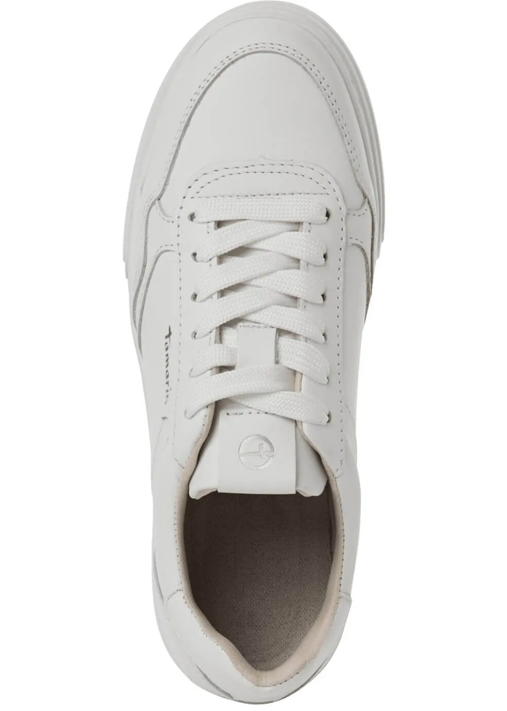 Tamaris Anna Leren 70's Sneakers White