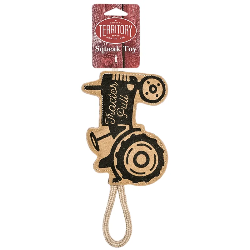 Territory Natural Leather Tractor Toy