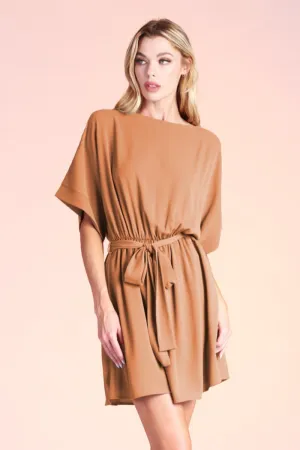 Tie Waist Kimono Dress