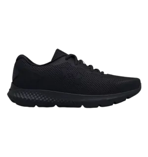 Under Armour Boy's Grade School Charged Rough3 Black Sneakers