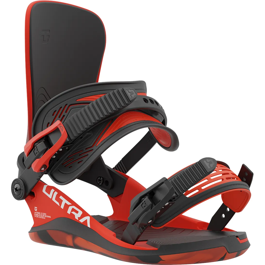 Union Ultra Snowboard Bindings Mens Hot Red