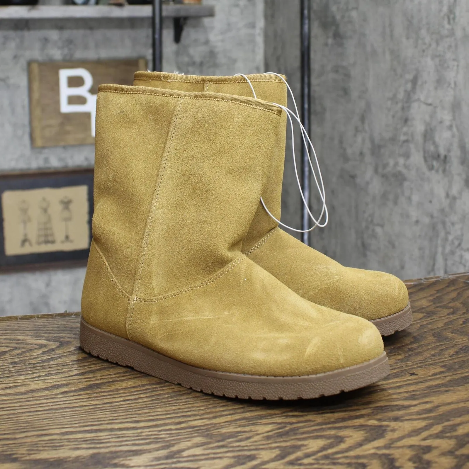 Universal Thread Women's Soph Shearling Style Boots 88375490 Tan Brown 8M