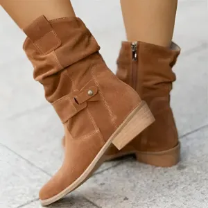 Velvet boots by Amy