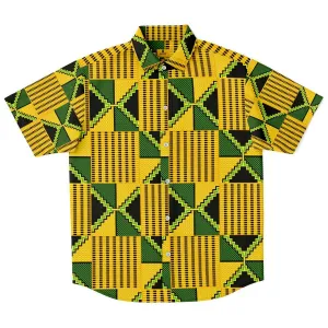 Wale  African Print Short Sleeve Shirt