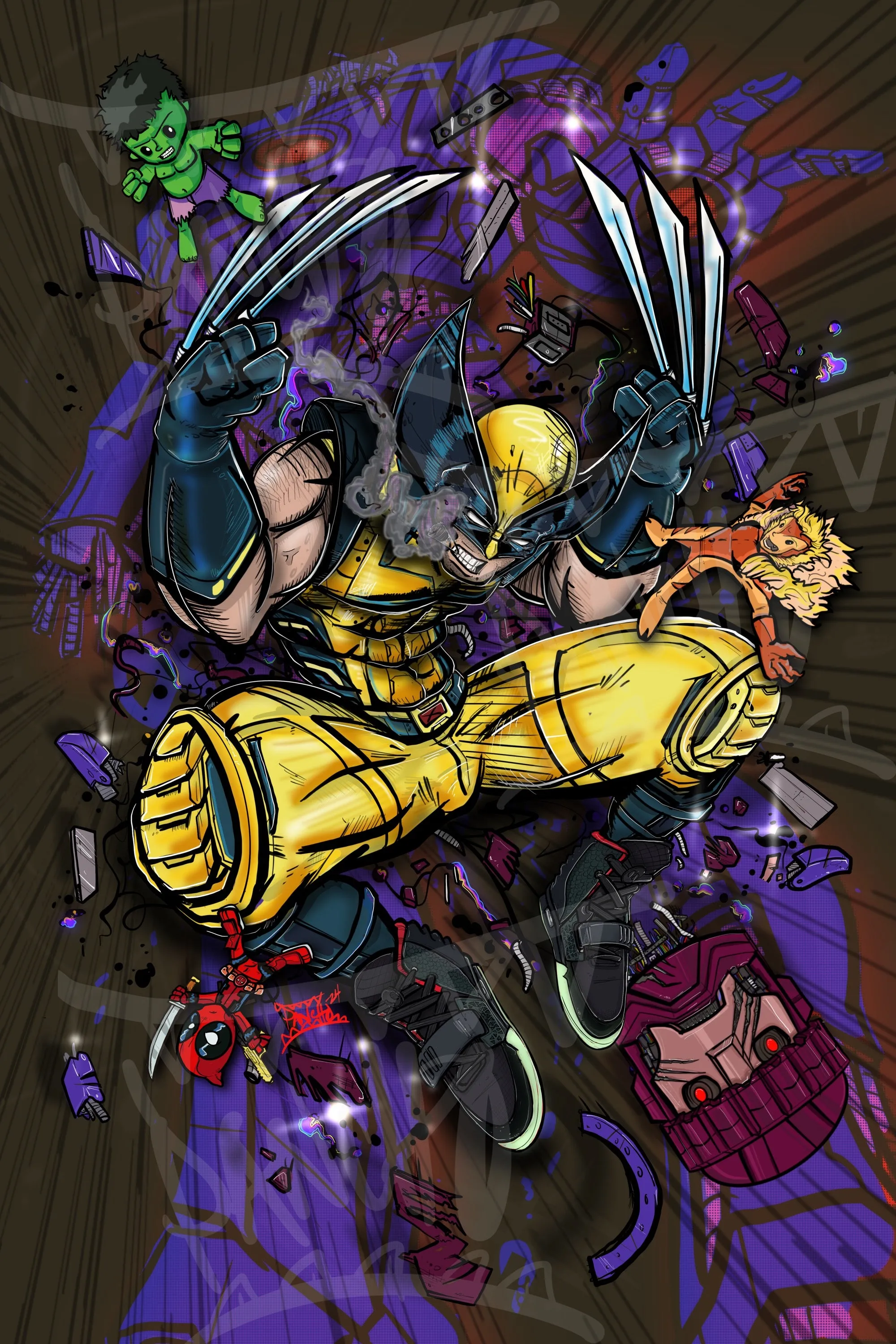 Wolverine Print